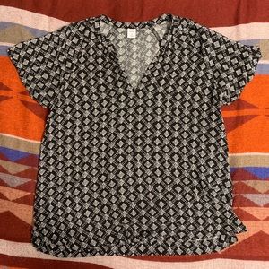 Patterned Old Navy Blouse, XS